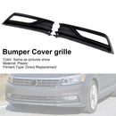 2PCS Fog Light Lamp Grill Cover Fit VW Passat B8 NMS (USA Car) 2016-2018-3