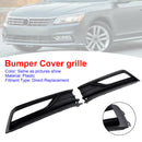 2PCS Fog Light Lamp Grill Cover Fit VW Passat B8 NMS (USA Car) 2016-2018-4