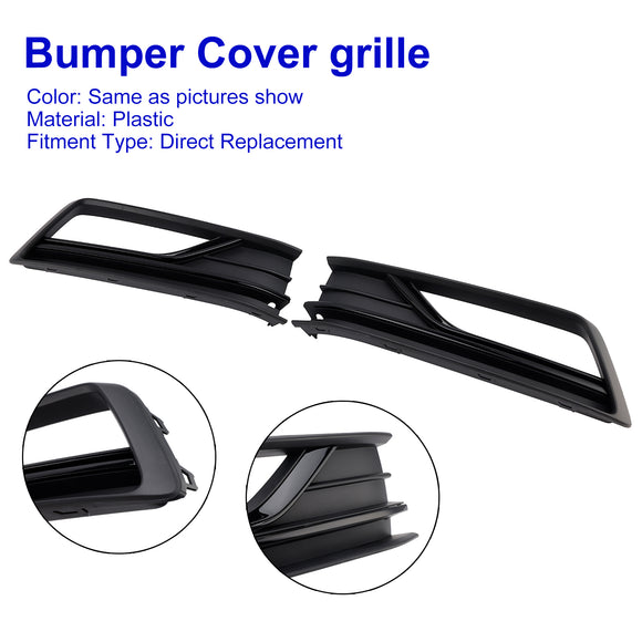 2PCS Fog Light Lamp Grill Cover Fit VW Passat B8 NMS (USA Car) 2016-2018