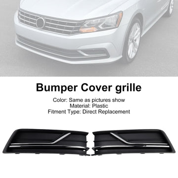 Front Left and Right Side Fog Light Cover Fit Volkswagen Passat B8 2016-2018 - 0