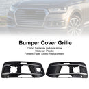 2PCS Front Bumper Fog Light Grille Cover 4M0807682AA4W3 Fit Audi Q7 2016-2019-9