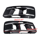 2PCS Front Bumper Fog Light Grille Cover 4M0807682AA4W3 Fit Audi Q7 2016-2019-1