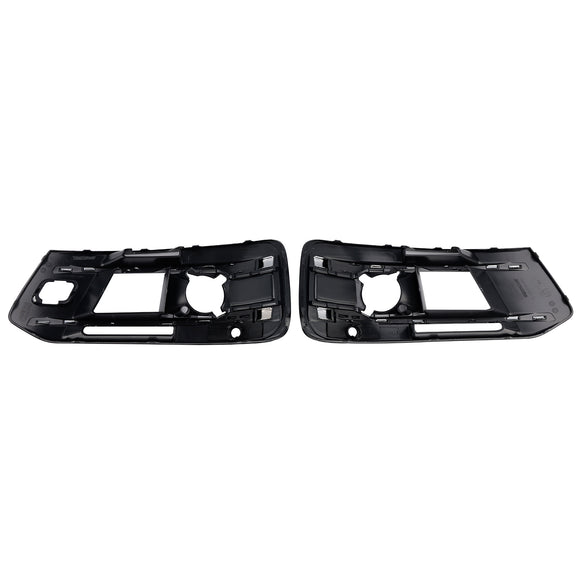 2PCS Front Bumper Fog Light Grille Cover 4M0807682AA4W3 Fit Audi Q7 2016-2019