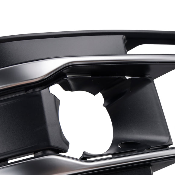 2PCS Front Bumper Fog Light Grille Cover 4M0807682AA4W3 Fit Audi Q7 2016-2019