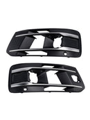 2PCS Front Bumper Fog Light Grille Cover 4M0807682AA4W3 Fit Audi Q7 2016-2019-5