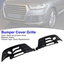 2PCS Front Bumper Fog Light Grille Cover 4M0807681E Fit Audi Q7 2016-2019-13