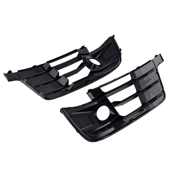2PCS Front Bumper Fog Light Grille Cover 4M0807681E Fit Audi Q7 2016-2019