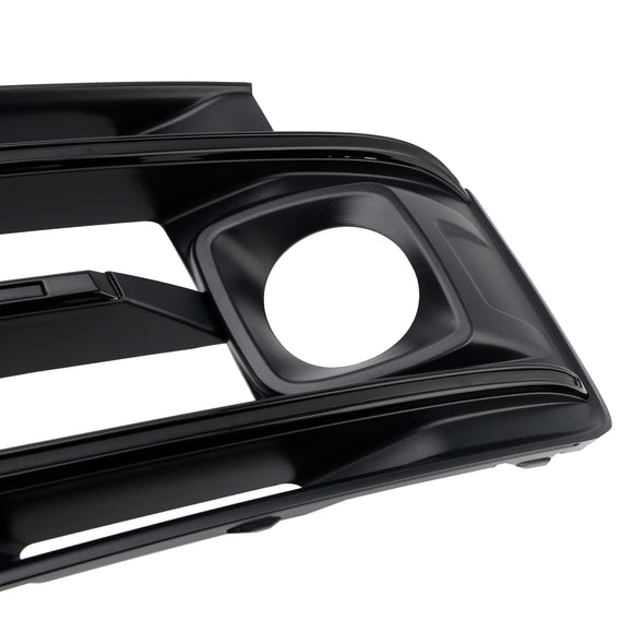 2PCS Front Bumper Fog Light Grille Cover 4M0807681E Fit Audi Q7 2016-2019
