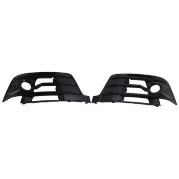 2PCS Front Bumper Fog Light Grille Cover 4M0807681E Fit Audi Q7 2016-2019 - 0
