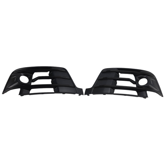 2PCS Front Bumper Fog Light Grille Cover 4M0807681E Fit Audi Q7 2016-2019