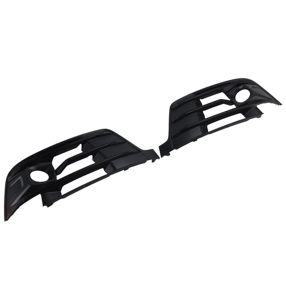 2PCS Front Bumper Fog Light Grille Cover 4M0807681E Fit Audi Q7 2016-2019