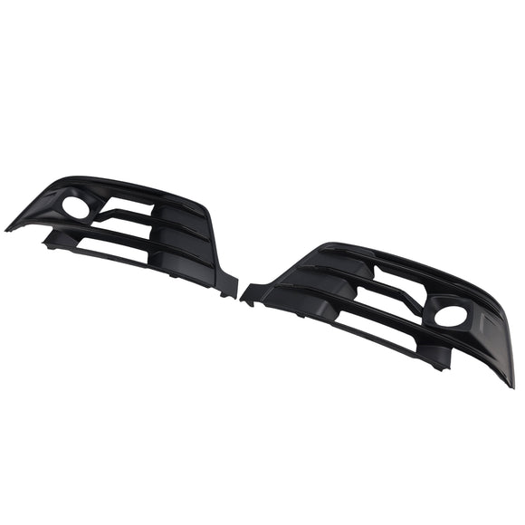 2PCS Front Bumper Fog Light Grille Cover 4M0807681E Fit Audi Q7 2016-2019