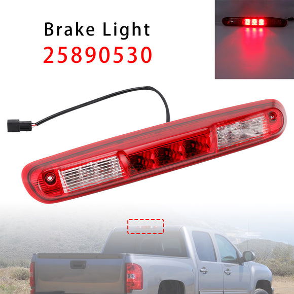 LED Third Brake Light 25890530 For Chevy Silverado / GMC Sierra 2007-2013