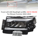 LED-koplamp linksvoor met DRL 26010-9BU0D voor Nissan Frontier 2022-2025-2