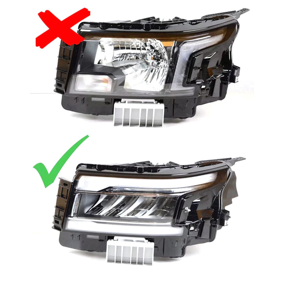 Faro LED delantero izquierdo + derecho con DRL para Nissan Frontier 2022-2025