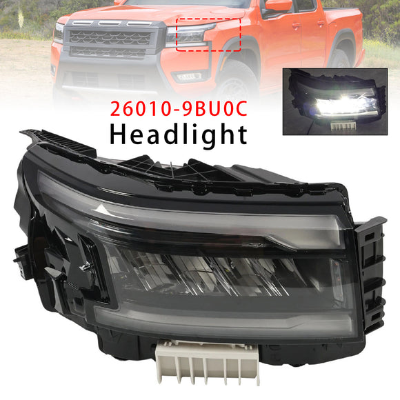 Rechtsvoor LED-koplamp met DRL 26010-9BU0C voor Nissan Frontier 2022-2025
