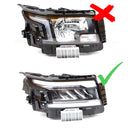 Rechtsvoor LED-koplamp met DRL 26010-9BU0C voor Nissan Frontier 2022-2025-4