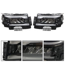 Faro LED delantero izquierdo + derecho con DRL para Nissan Frontier 2022-2025-4