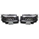Faro LED delantero izquierdo + derecho con DRL para Nissan Frontier 2022-2025-1