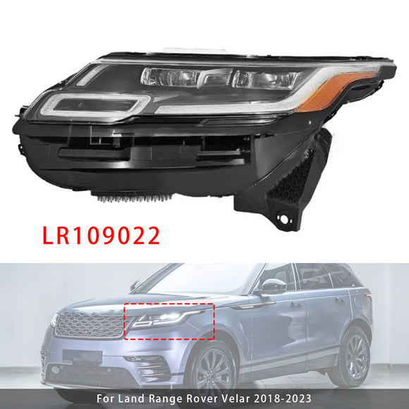 Front Left LED Headlight LR109022 LR093392 For Land Range Rover Velar 2018-2023