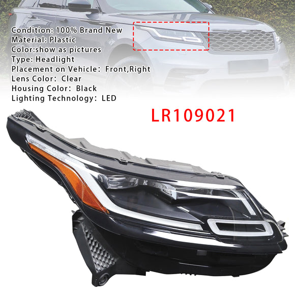 Land Range Rover Velar 2018-2023 Front Right LED Headlight LR116429 LR094627