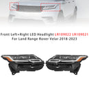 2018-2023 Land Range Rover Velar edessä vasen+oikea LED-ajovalo LR109022 LR093392-2