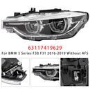 Faro LED izquierdo 63117419629 para BMW Serie 3 F30 F31 2016-2019 sin AFS-4