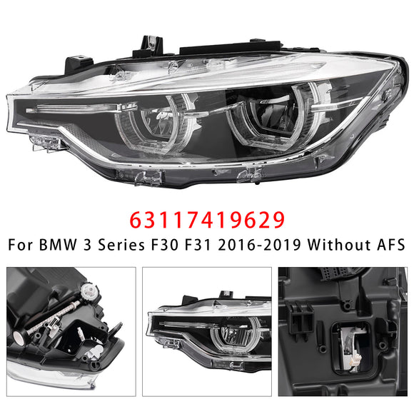 Faro LED izquierdo 63117419629 para BMW Serie 3 F30 F31 2016-2019 sin AFS