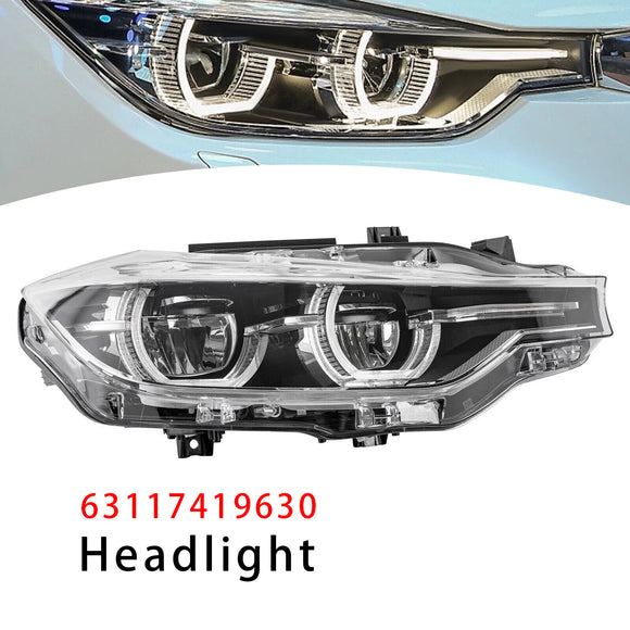 BMW 3 Series F30 F31 2016-2019 Ilman AFS Oikeaa LED-ajovaloa 63117419630 7419630