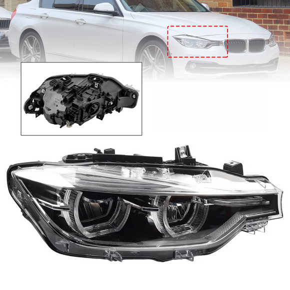 BMW 3 Series F30 F31 2016-2019 Ilman AFS Oikeaa LED-ajovaloa 63117419630 7419630