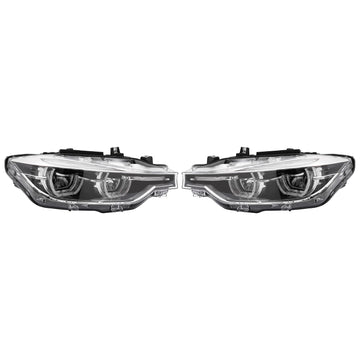 2016-2019 BMW 3-serie F30 F31 links + rechts LED-koplamp zonder AFS 63117419633, 63117419634 - 0