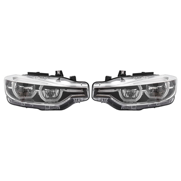 Faro LED sinistro + destro 63118492633 63118492634 per BMW Serie 3 F30 F31 2016-2019 Senza AFS