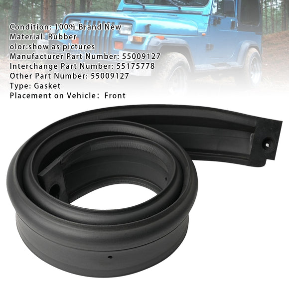 Cowl Seal to Windshield Frame Rubber Gasket For Jeep Wrangler YJ 1987-1995