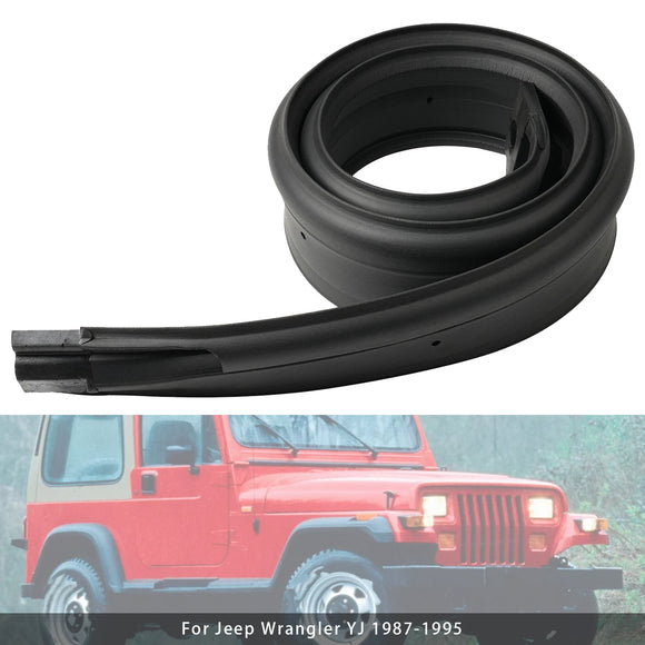Cowl Seal to Windshield Frame Rubber Gasket For Jeep Wrangler YJ 1987-1995