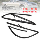 2kpl Oven lasin juoksukumit 80331-2S400+80330-2S400 Nissan Frontierille 1998-2005-2