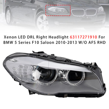 Xenon-LED-DRL-Scheinwerfer rechts für BMW 5er F10 Limousine 2010–2013 ohne AFS