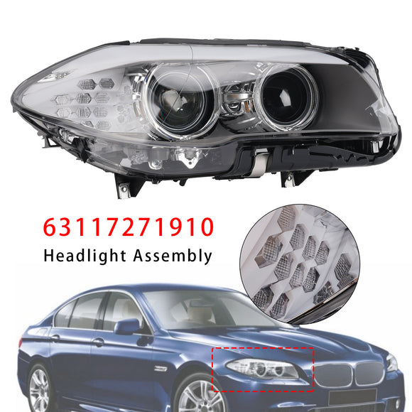 BMW 5 Series F10 Sedan 2010-2013 W/O AFS Xenon LED DRL Oikea ajovalo 63117271910
