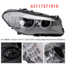 BMW 5 Series F10 Sedan 2010-2013 W/O AFS Xenon LED DRL Oikea ajovalo 63117271910-3
