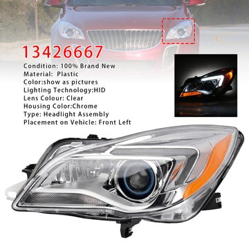 2014-2017 Buick Regal HID Xenon Left Headlight 13426667 - 0