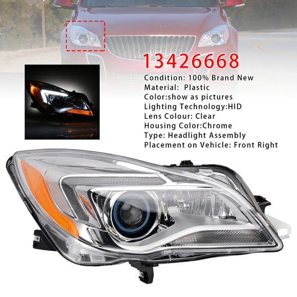 Buick Regal 2014–2017 HID-Xenon-Scheinwerfer rechts 13426668