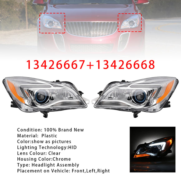 HID-Xenon-Scheinwerfer links + rechts 13426667 13426668 für Buick Regal 2014–2017