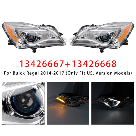 HID-Xenon-Scheinwerfer links + rechts 13426667 13426668 für Buick Regal 2014–2017
