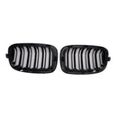 2PCS Front Bumper Kidney Grille Grill Fit BMW 1 Series F20 F21 2012-2014-8