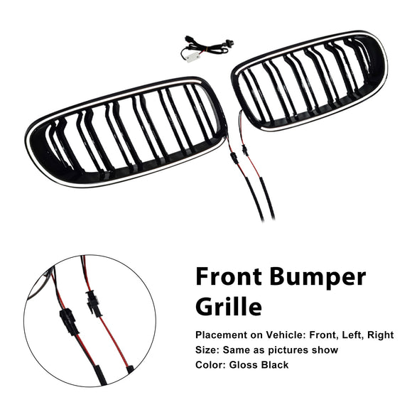Dubbele Rib Nier Grill Grille Fit BMW 3 Serie E90/E91 2009-2011 LCI