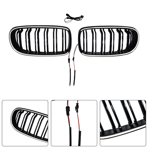 Dubbele Rib Nier Grill Grille Fit BMW 3 Serie E90/E91 2009-2011 LCI