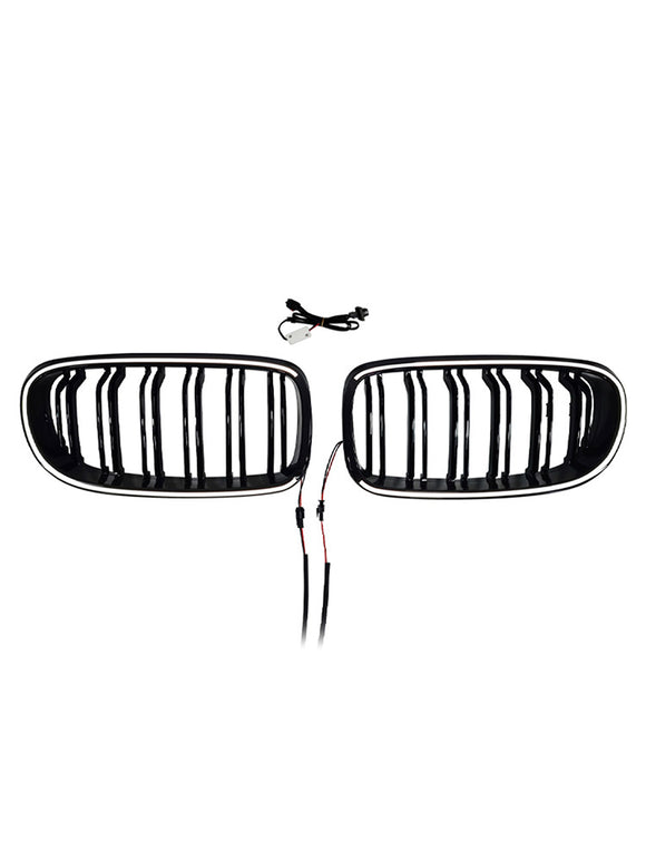 Dubbele Rib Nier Grill Grille Fit BMW 3 Serie E90/E91 2009-2011 LCI
