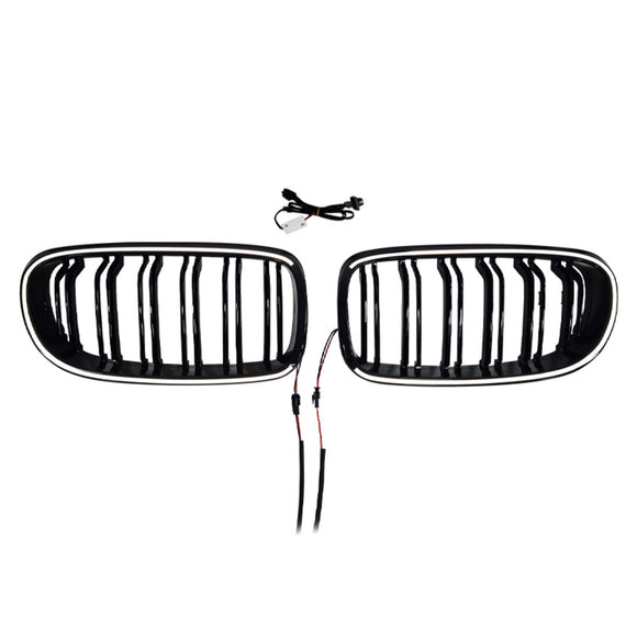 Dubbele Rib Nier Grill Grille Fit BMW 3 Serie E90/E91 2009-2011 LCI