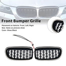 Diamond Front Kidney Grill Grille Fit BMW 3 Series E90/E91 2009-2011 LCI-1