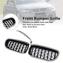 Diamond Front Kidney Grill Grille Fit BMW 3 Series E90/E91 2009-2011 LCI-2