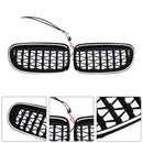 Diamond Front Kidney Grill Grille Fit BMW 3 Series E90/E91 2009-2011 LCI-6